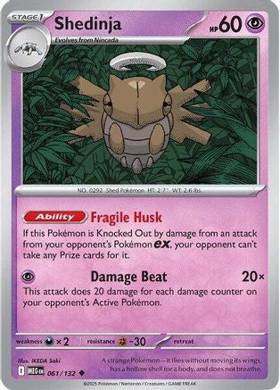 Shedinja 061 132 61 Me01 Mega Evolution