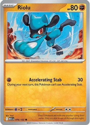 Riolu 76 Me01 Mega Evolution
