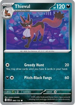 Thievul 90 Me01 Mega Evolution