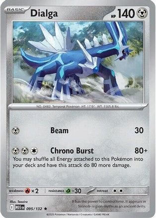 Dialga 95 Me01 Mega Evolution Holofoil