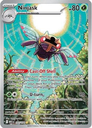 Ninjask 137 132 137 Me01 Mega Evolution Holofoil