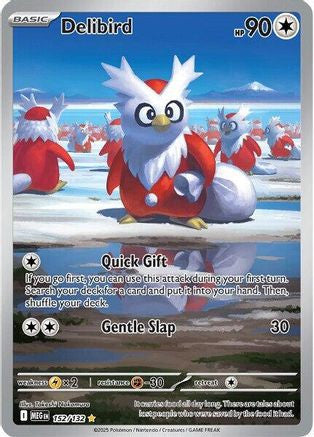 Delibird 152 132 152 Me01 Mega Evolution Holofoil