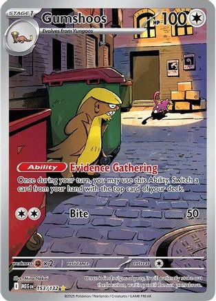 Gumshoos 153 132 153 Me01 Mega Evolution Holofoil