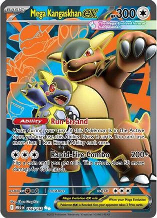 Mega Kangaskhan Ex 164 132 164 Me01 Mega Evolution Holofoil