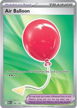 Air Balloon 166 Me01 Mega Evolution Holofoil
