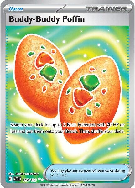 Buddy-Buddy Poffin - 167/132 - (ME01: Mega Evolution)