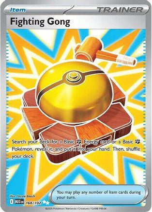 Fighting Gong 168 132 168 Me01 Mega Evolution Holofoil