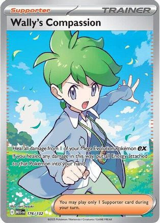 Wally's Compassion 176 132 176 Me01 Mega Evolution Holofoil