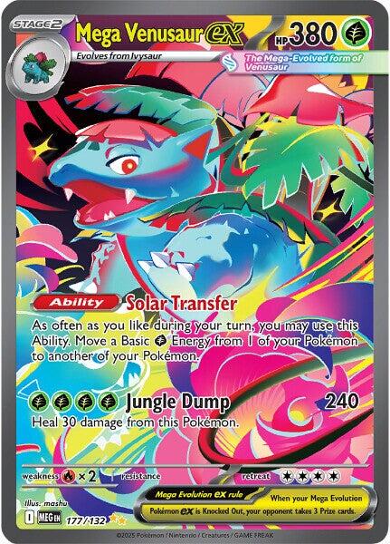 Mega Venusaur ex - 177/132 - 177/132 - (ME01: Mega Evolution)