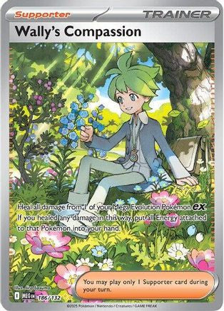 Wally's Compassion 186 132 186 Me01 Mega Evolution Holofoil