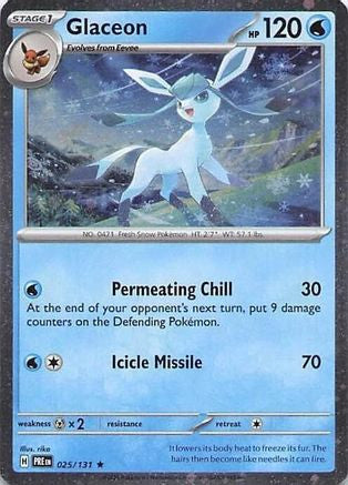Glaceon 025 131 Cosmos Holo 25 Miscellaneous Cards Products Holofoil