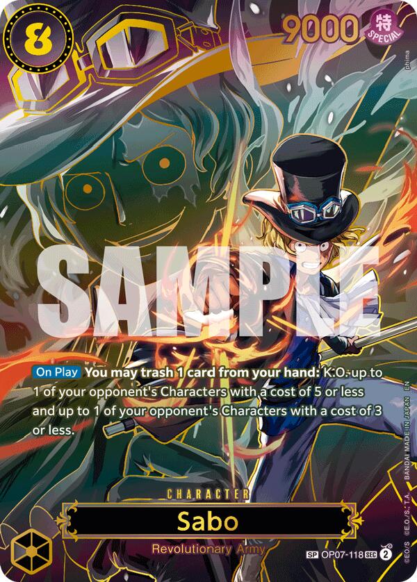 Sabo - OP07-118 (SP) - OP07-118 - (Carrying On His Will)