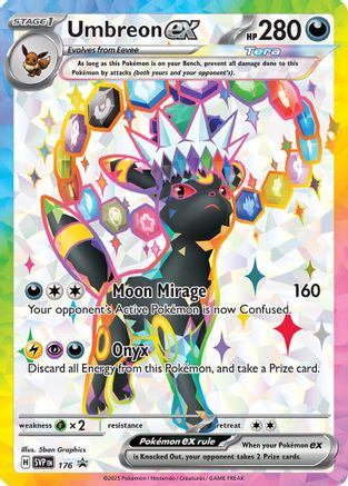 Umbreon Ex 176 Svp Sv Scarlet Violet Promo Cards Holofoil