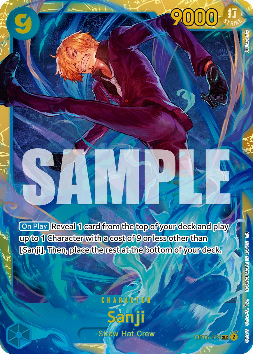 Sanji - OP06-119 (Reprint) - OP06-119 - (Premium Booster -The Best- Vol. 2)