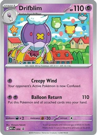 Drifblim 6 Me Mega Evolution Promo Holofoil