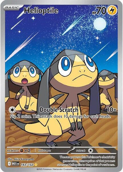 Helioptile - 143/132 - ME01: Mega Evolution