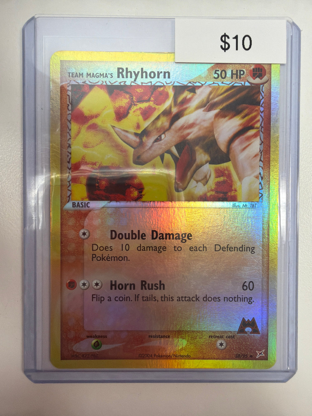 Pokemon Team Magma’s Rhyhorn 38/95