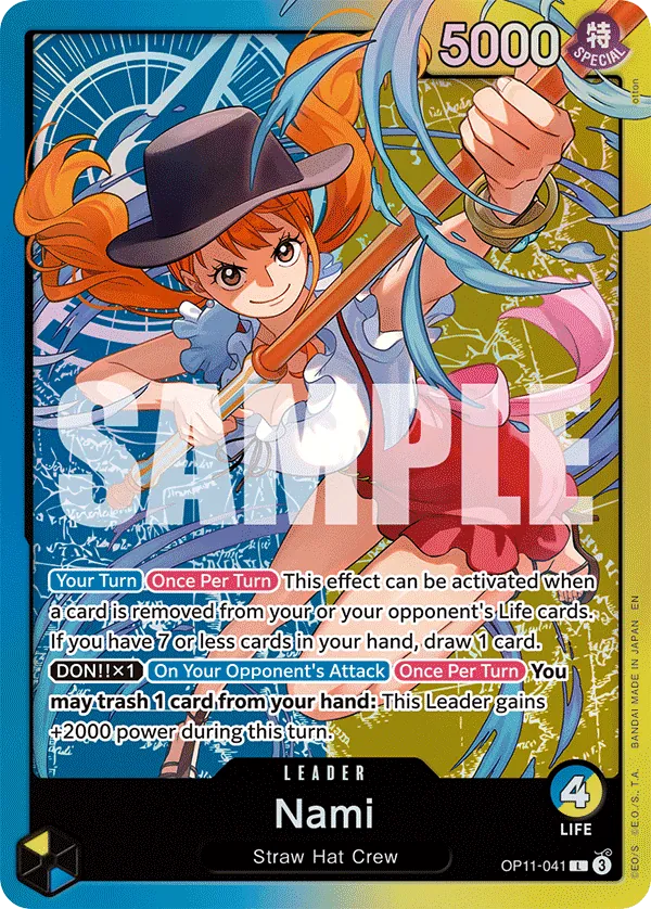 Nami - OP11-041 (Nami Deck) - OP11-041 - (Learn Together Deck Set)