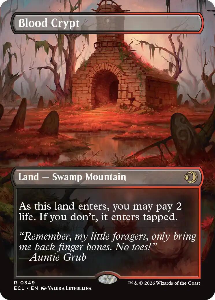 Blood Crypt (Borderless) - 349 - (Lorwyn Eclipsed)