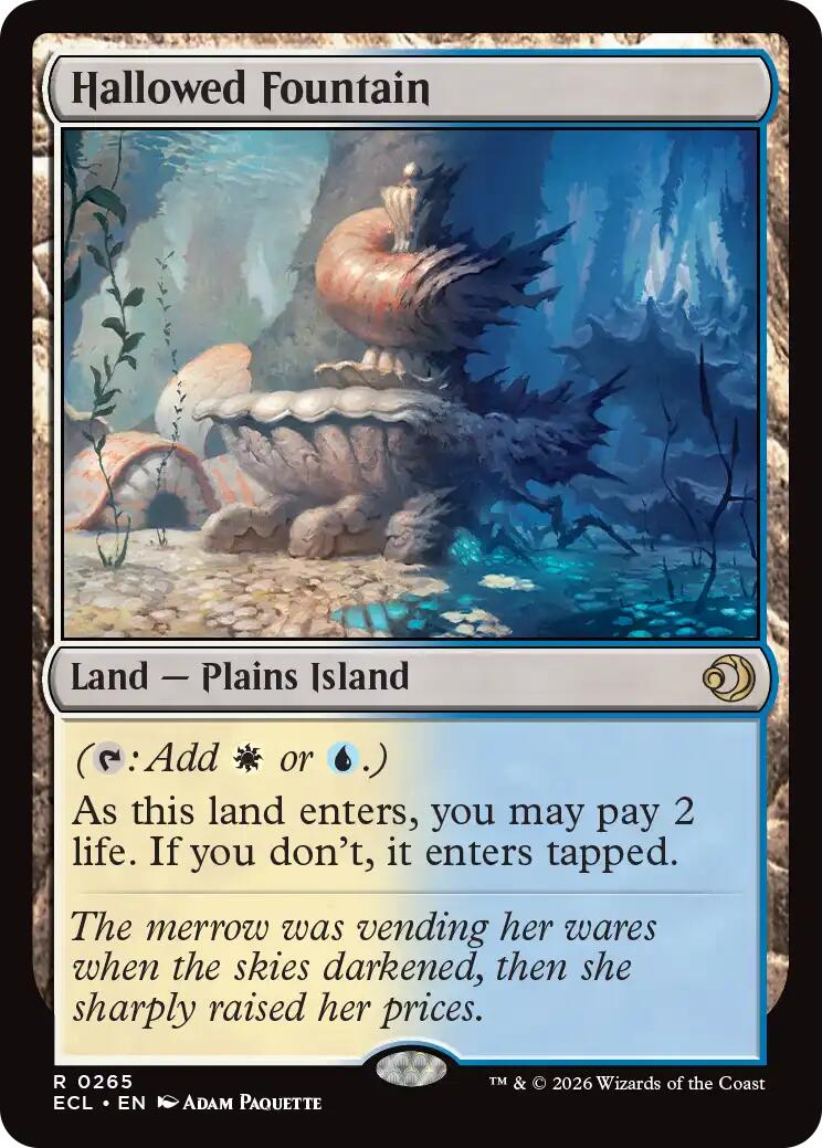 Hallowed Fountain - 265 - (Lorwyn Eclipsed)