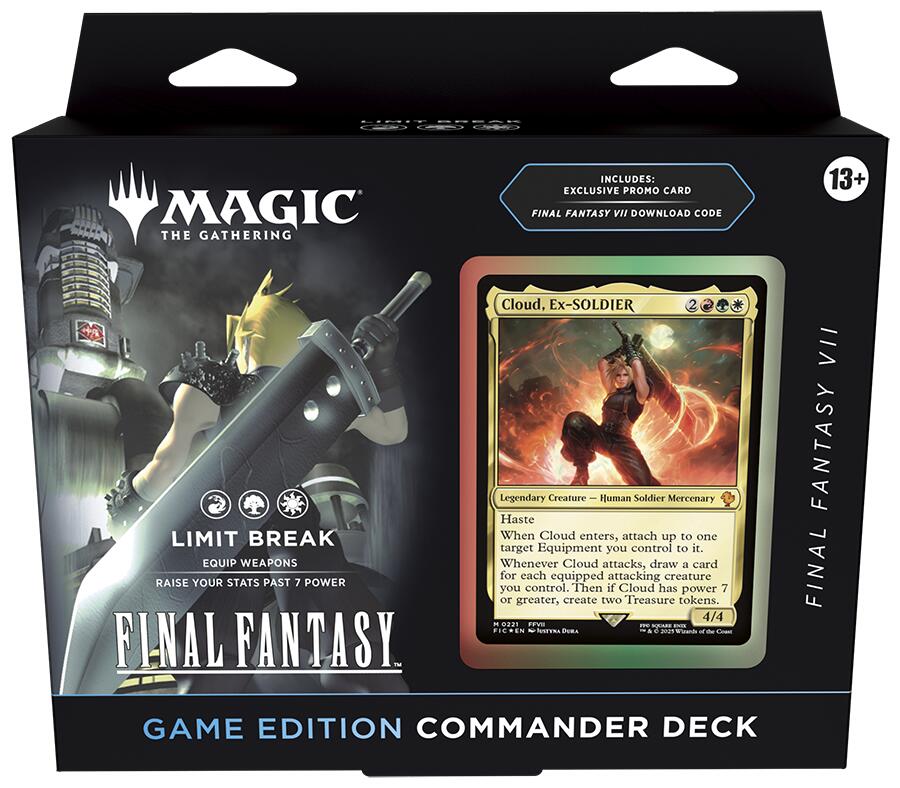 Magic: The Gathering - FINAL FANTASY Commander Deck - FINAL FANTASY VII Limit Break (Game Edition)