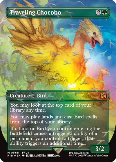 Traveling Chocobo (Borderless) (Chocobo Track Foil) [FIN - 568]