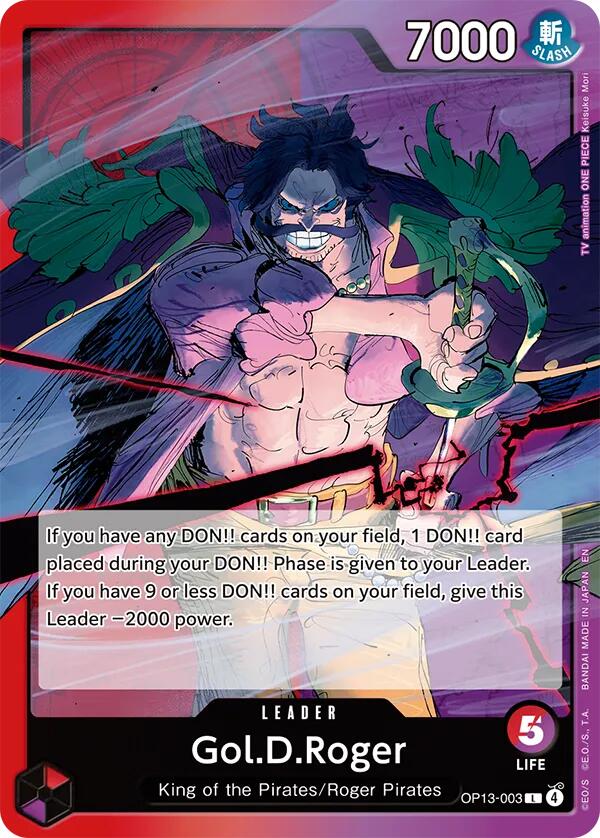 Gol.D.Roger (003) - OP13-003 - (Carrying On His Will)