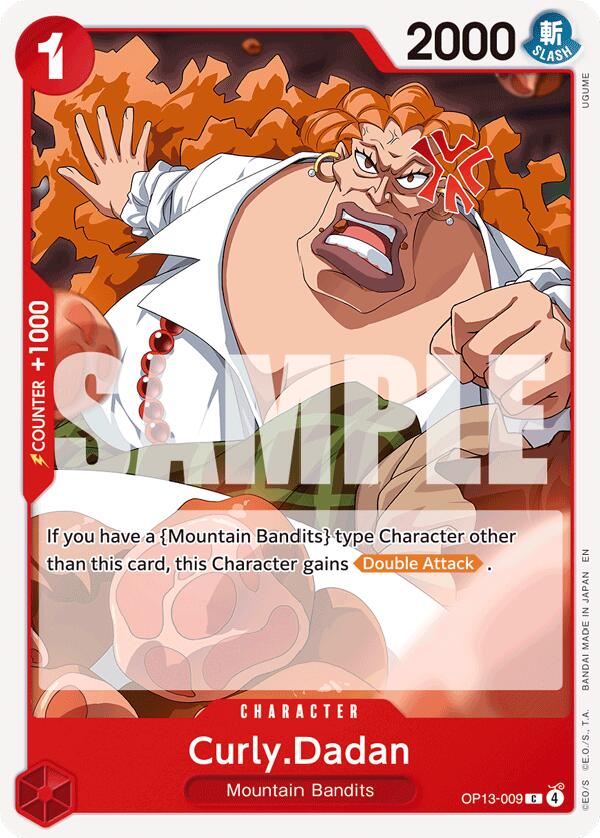 Curly.Dadan - OP13-009 - (Carrying On His Will)