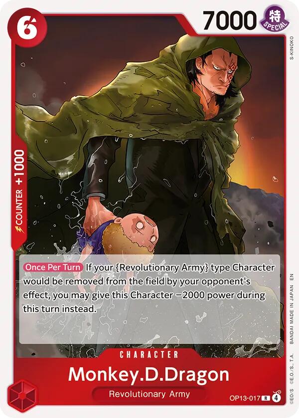 Monkey.D.Dragon - OP13-017 - (Carrying On His Will)