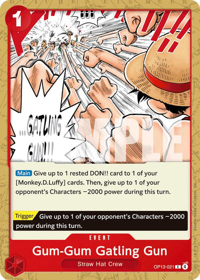 Gum-Gum Gatling Gun - OP13-021 - (Carrying On His Will)