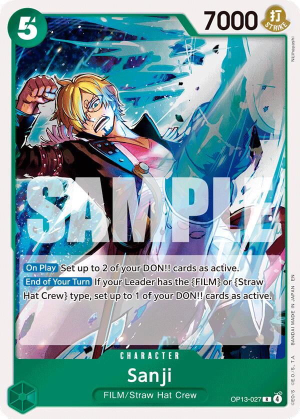 Sanji - OP13-027 - (Carrying On His Will)