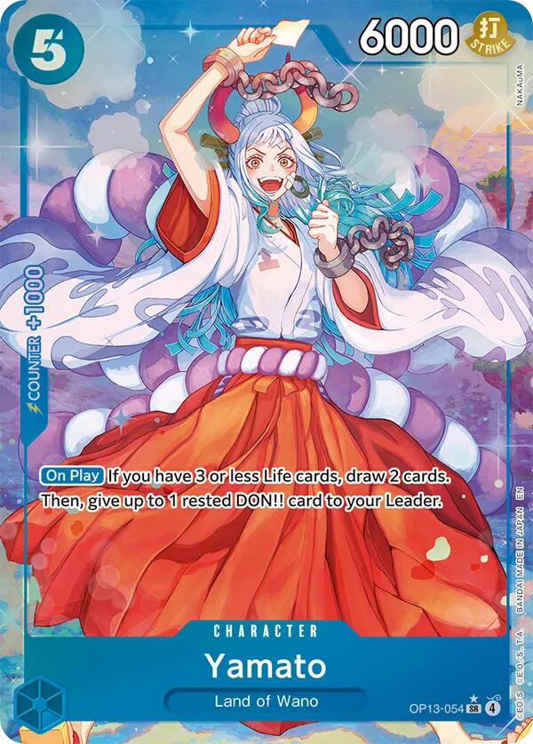 Yamato (Alternate Art) - OP13-054 - (Carrying On His Will)