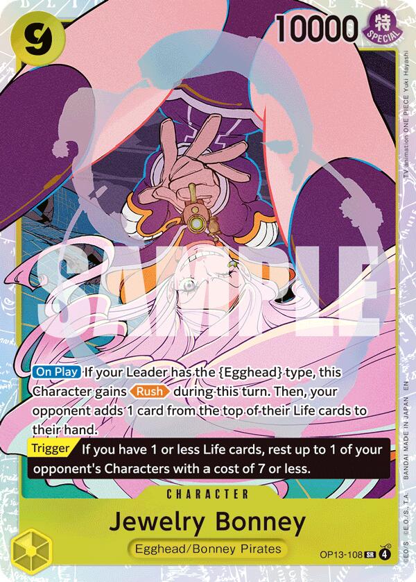 Jewelry Bonney (108) - OP13-108 - (Carrying On His Will)