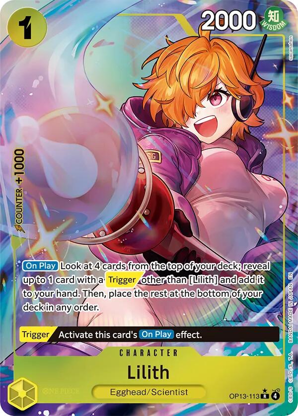 Lilith (Alternate Art) - OP13-113 - (Carrying On His Will)