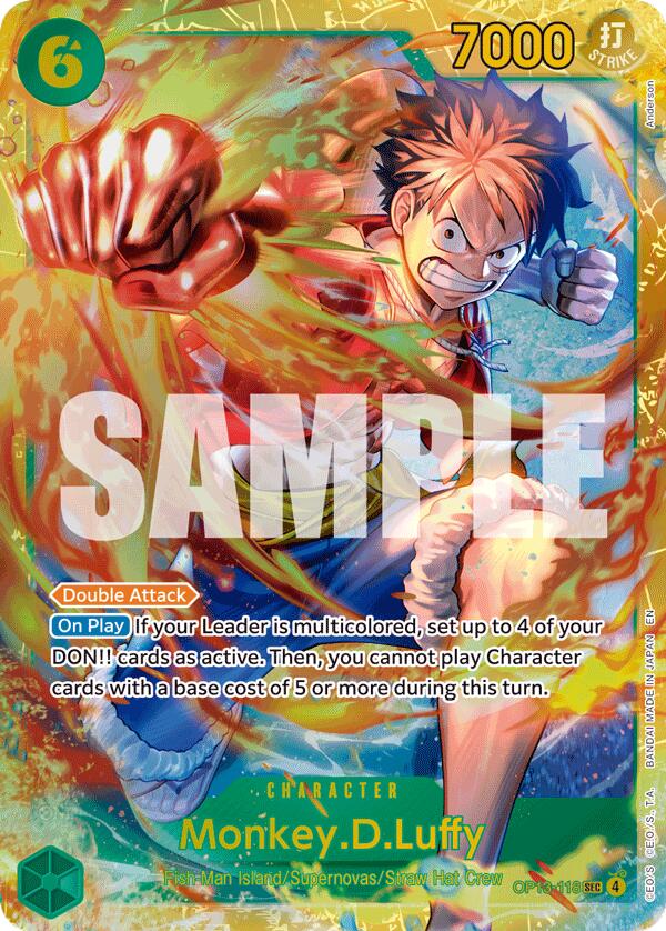 Monkey.D.Luffy (118) - OP13-118 - (Carrying On His Will)