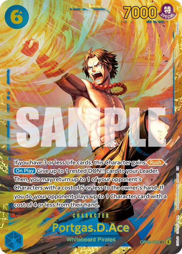 Portgas.D.Ace (119) - OP13-119 - (Carrying On His Will)