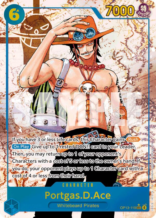 Portgas.D.Ace (119) (Parallel) - OP13-119 - (Carrying On His Will)
