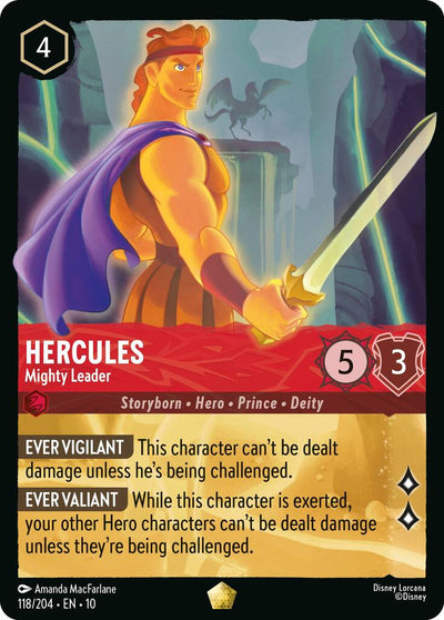 Hercules - Mighty Leader - 118/204 - (Whispers in the Well)