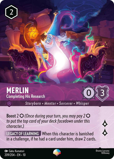 Merlin - Completing His Research (Epic) - 209/204 - (Whispers in the Well)