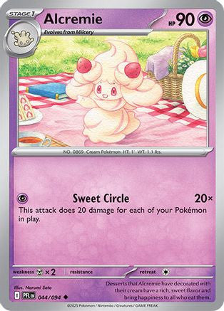 Alcremie 44 Me02 Phantasmal Flames Reverse Holofoil