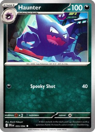 Haunter 055 094 55 Me02 Phantasmal Flames Reverse Holofoil