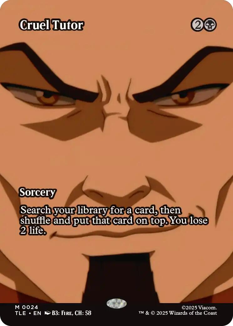 Cruel Tutor (Borderless) - 24 - (Avatar: The Last Airbender: Eternal-Legal)