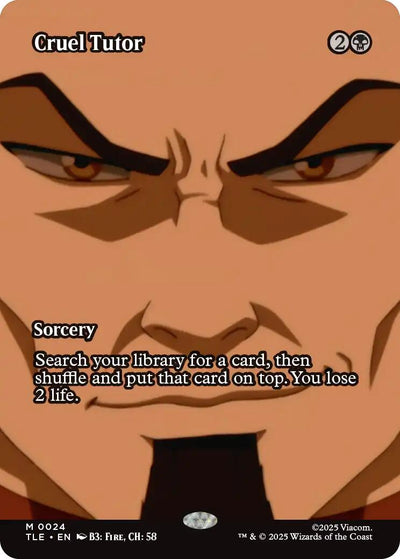 Cruel Tutor (Borderless) - 24 - (Avatar: The Last Airbender: Eternal-Legal)