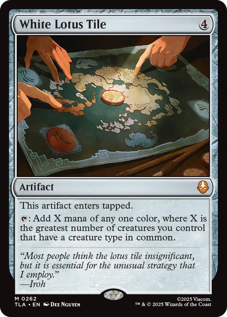 White Lotus Tile - 262 - (Avatar: The Last Airbender)