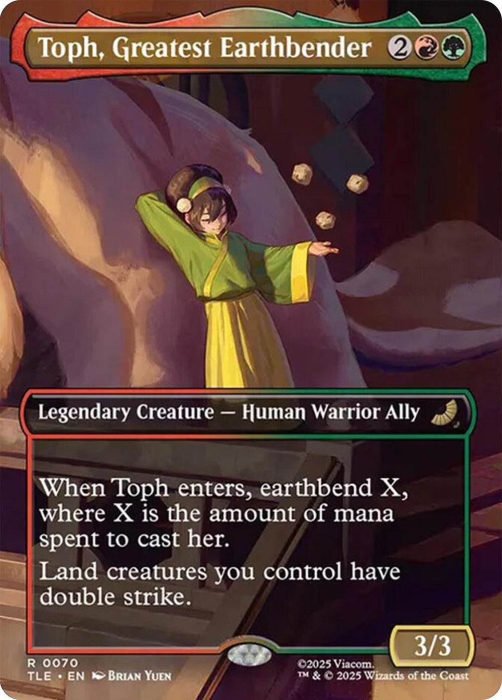 Toph, Greatest Earthbender (Borderless) - 70 - (Avatar: The Last Airbender: Eternal-Legal)