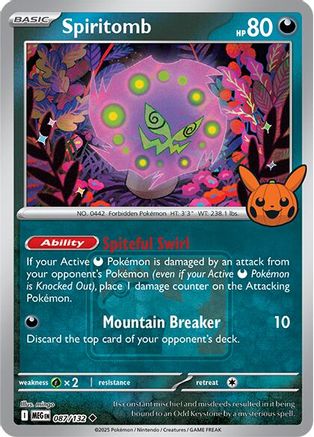 Spiritomb (Pokeween 2025) (87/132) - Miscellaneous Cards & Products Reverse Holofoil