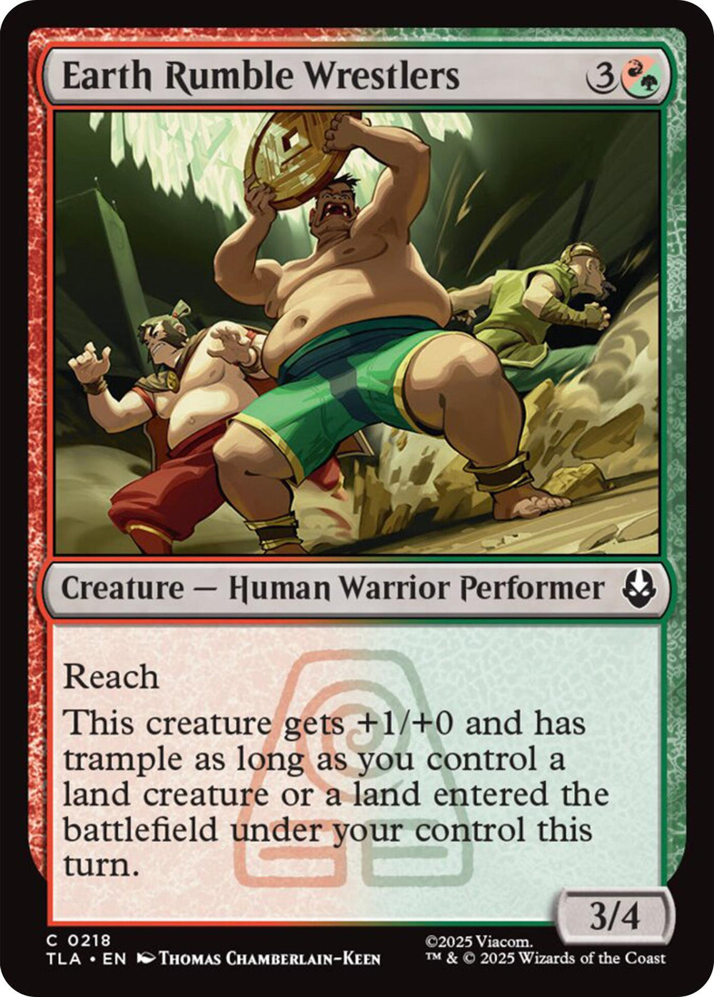 Earth Rumble Wrestlers - 218 - (Avatar: The Last Airbender)