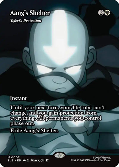 Aang's Shelter - Teferi's Protection (Borderless) - 7 - (Avatar: The Last Airbender: Eternal-Legal)