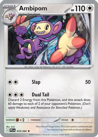Ambipom (79/094) - ME02 Phantasmal Flames Reverse Holofoil