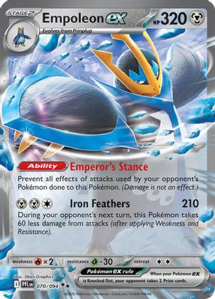 Empoleon Ex 070 094 70 Me02 Phantasmal Flames Holofoil